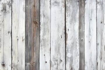 Fototapeta premium Rustic Wooden Planks with Distressed Texture and Weathered Paint in Neutral Tones