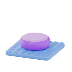 3D Yoga Pillow Icon