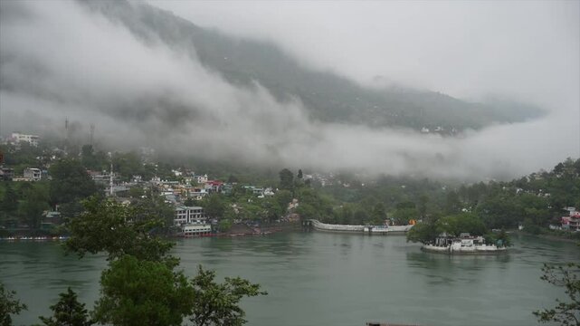 Scenic View of Bhimtal &ndash; The Largest Lake in Nainital, Uttarakhand