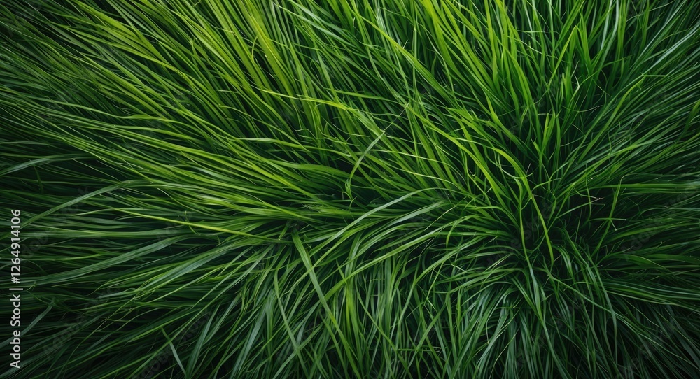 Poster lush green grass texture background with vibrant blades and fine detail providing ideal copy space f