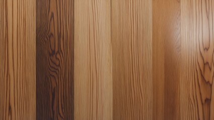Various wooden planks arranged vertically showcasing different wood grain patterns and colors with Copy Space