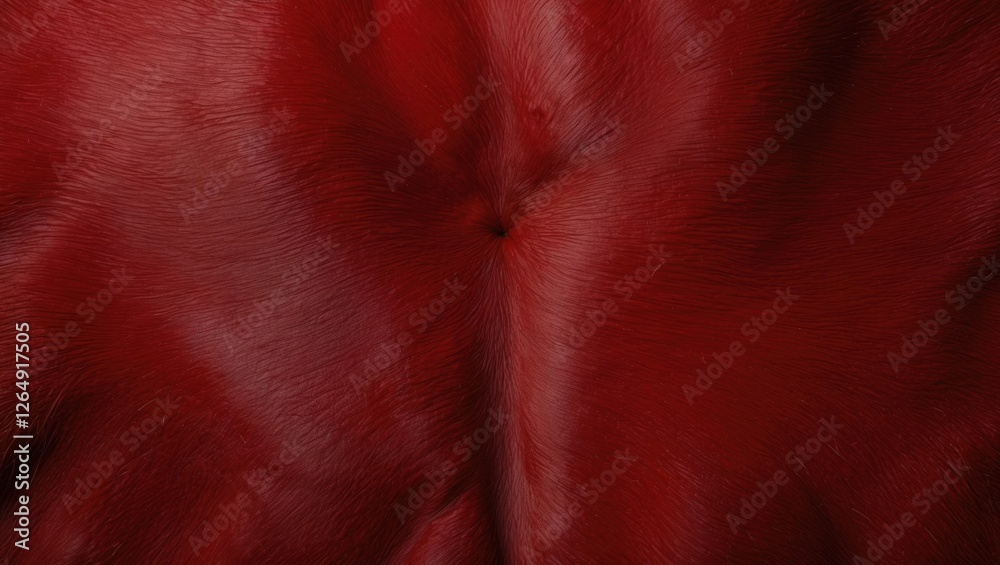 Poster close-up texture of red animal fur with fine hair details and a soft sheen suitable for background o