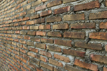 old red brick wall texture