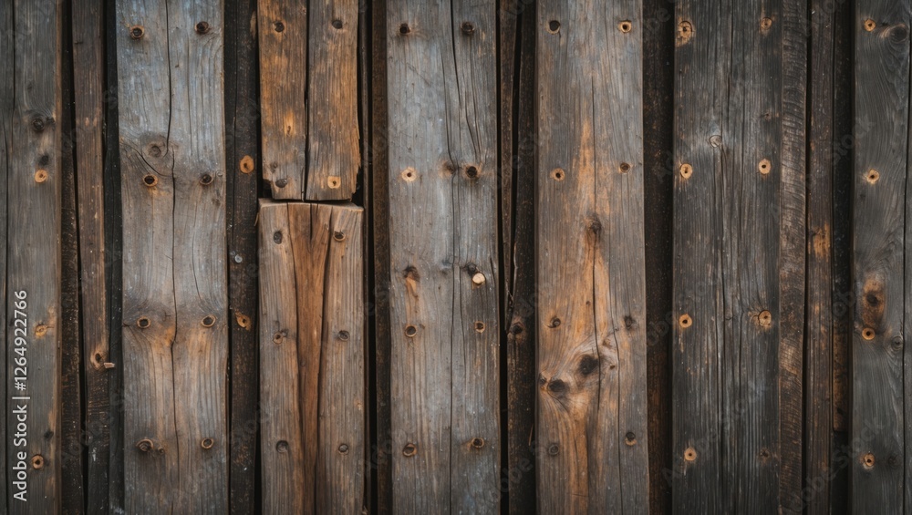 Poster old weathered wooden wall with natural textures and imperfections suitable for backgrounds or design
