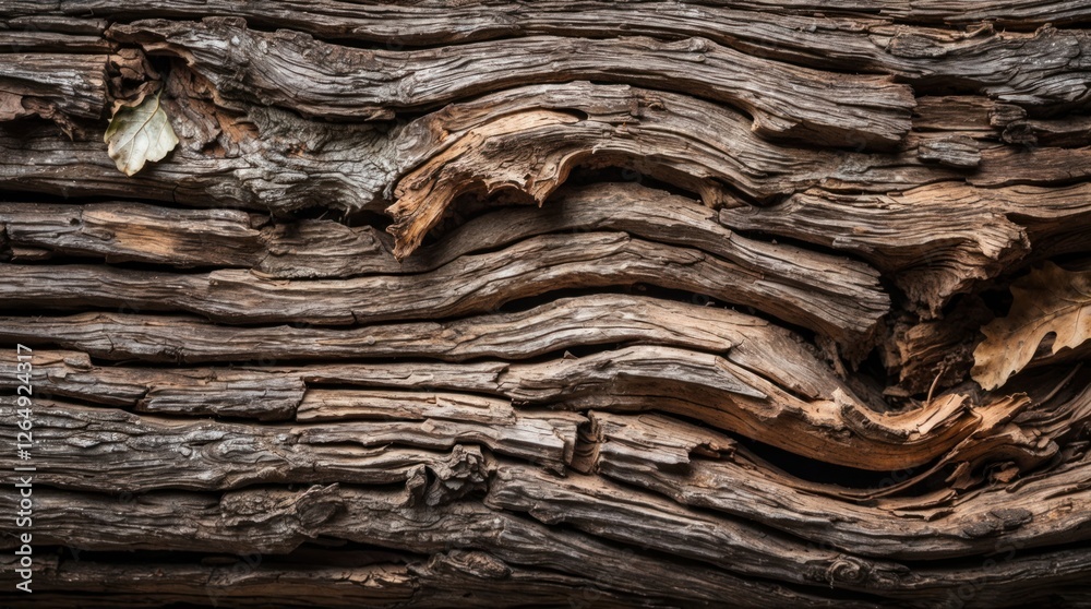 Poster weathered wooden log texture with visible grooves and natural imperfections suitable for backgrounds