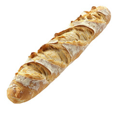 Freshly Baked Long Loaf Bread with Crispy Crust and Soft Interior