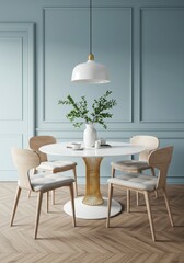 Minimalist Dining Area with Elegant Design