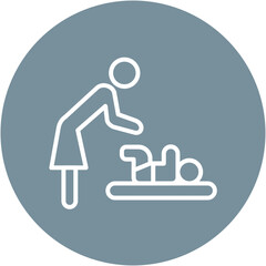 Diaper Changing Icon
