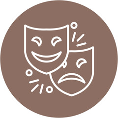 Dark Comedy Icon