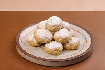 Kahk is Traditional Egyptian Cookies for Celebration of Eid Al Fitr. 