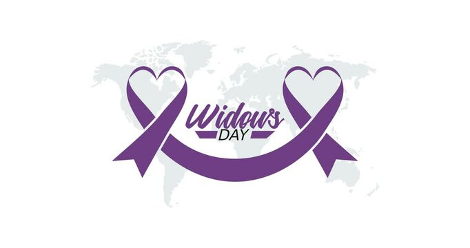 widows day motion video, ideal for widows day celebration