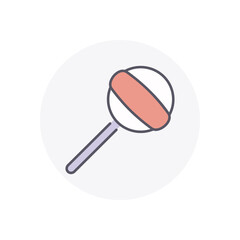 Lollipop vector icon stock illustration