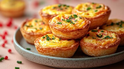 Delicious Golden-Brown Mini Quiches: A Culinary Delight