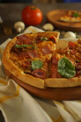 Pepperoni Pizza for Lunch is Great!