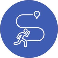 Running Route Icon
