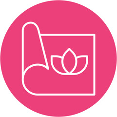 Yoga Mat Icon