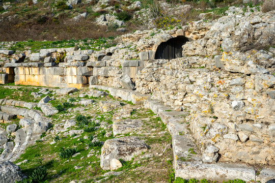 The remains of the ancient city of Limyra, are situated on the Kumluca-Finike road 11 km after Kumluca, in Zengerler village, and on the mountain hillsides to the Finike plain, Antalya 