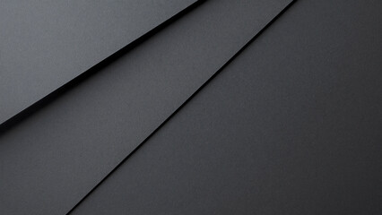 Smooth, high-quality black paper background with a subtle diagonal element for minimalist designs.
