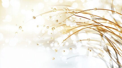 Sparkling Gold Lines   Diamonds  Luxury Abstract Background