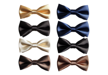 Set of bow ties.
