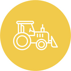 Utility Tractor Icon