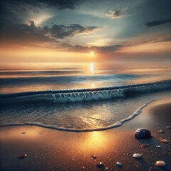 "Serenity at Sunset"
