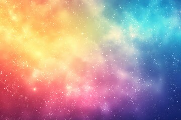 Colorful Cosmic Sky with Stars and Nebula a Dreamy Abstract Background for Creative Projects