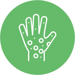 Obraz premium Rash Icon