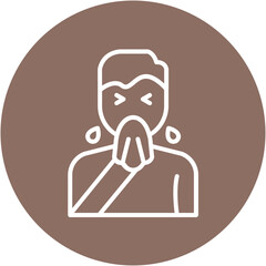 Sneezing Icon
