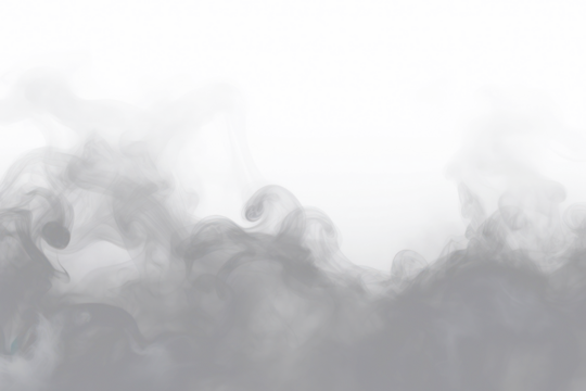 Realistic smoky transparent overlay effect