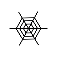 Spider vector icon stock illustration