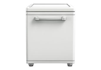 White chest freezer.