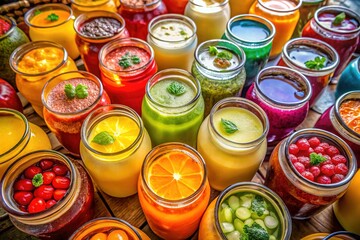 Mexican eatery boasts vibrant aguas frescas vats.
