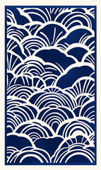 Carpet or tile patterns for interior decoration