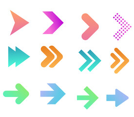 Flat arrow collection 01