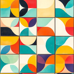 Obraz premium Carpet or tile patterns for interior decoration