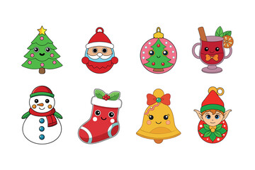 Christmas elements decoration