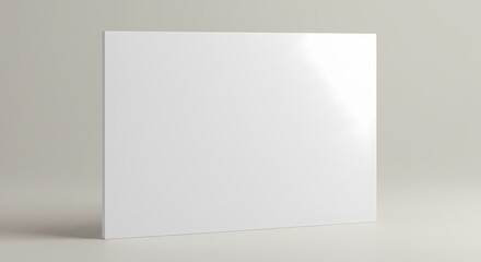 Fototapeta premium Blank Paper Mockup: High-Quality Templates for Realistic Design Presentations – Ideal for Creative Projects