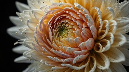 close up of a flower