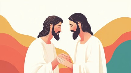 Doubting Thomas Touching Jesus   Christian of Faith and Revelation