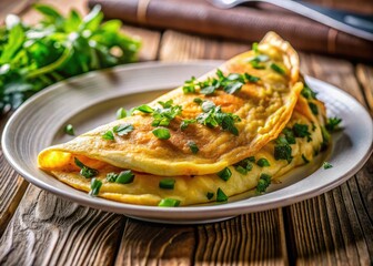 Achieve fluffy omelette perfection with this simple recipe, beautiful breakfast food.