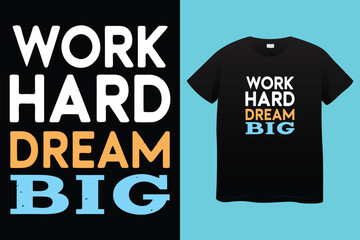 Typography T Shirt Design, Motivational typography t shirt design, custom, minimalist, success, hard work, future, make your own luck