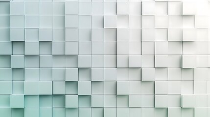 Abstract White Cube Pattern Background Design