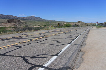 Strommasten an der Route 66