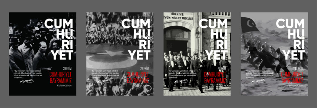 29 ekim cumhuriyet bayrami kutlu olsun ataturk 29 october republic day turkey and the national day