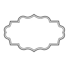 vintage label sketch 