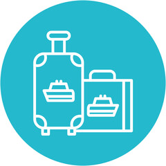 Cruise Suitcase Icon