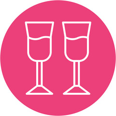 Cruise Wine Glass Icon
