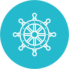 Nautical Wheel Icon