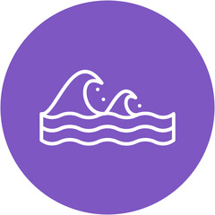 Sea Waves Icon